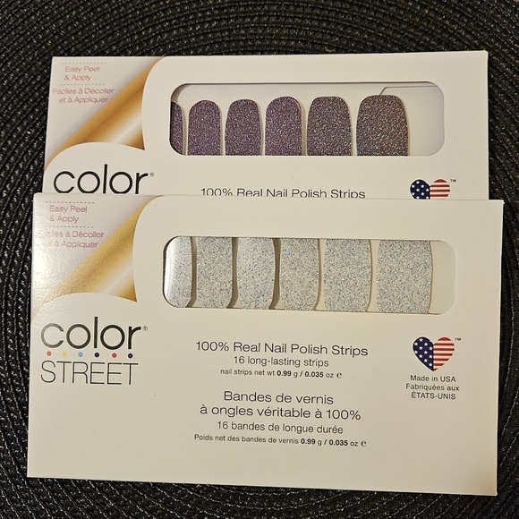Color Street Other - Color Street Sparkling Nail Polish Strips - Night Terror & Tulum It May Concerm
